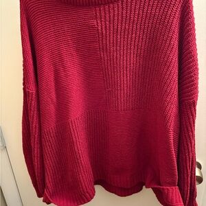 Maurices Vibrant Red chenille crew Neck Sweater size 3x